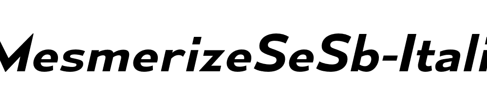 MesmerizeSeSb-Italic