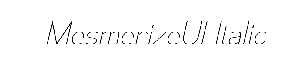 MesmerizeUl-Italic