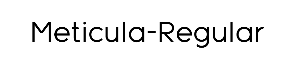 Meticula-Regular