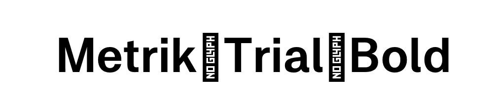 Metrik-Trial-Bold