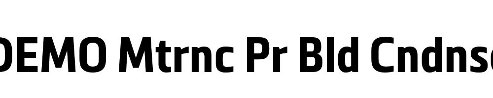 FSP DEMO Mtrnc Pr Bld Cndnsd Bold