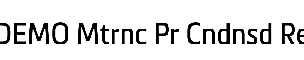 FSP DEMO Mtrnc Pr Cndnsd Regular