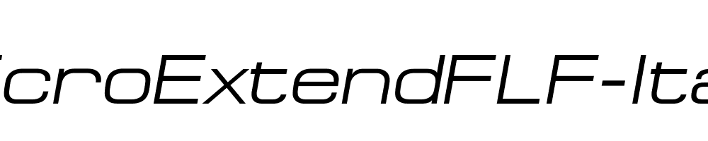 MicroExtendFLF-Italic