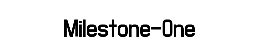 Milestone-One