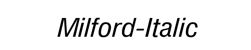 Milford-Italic