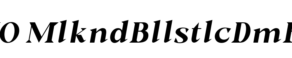 FSP DEMO MlkndBllstlcDmBld Italic