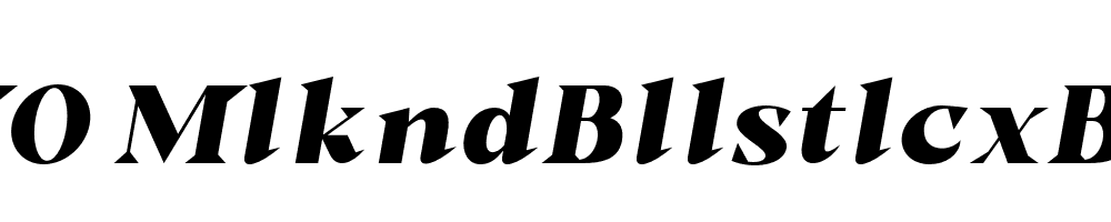 FSP DEMO MlkndBllstlcxBld Italic