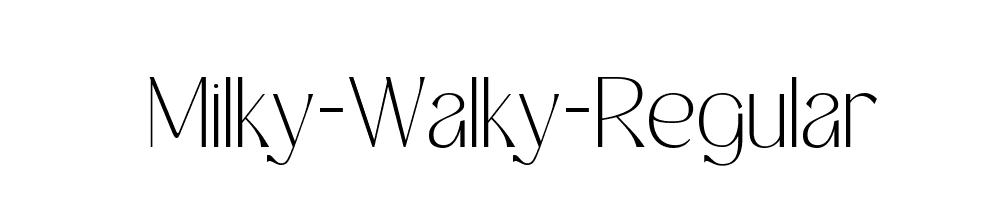 Milky-Walky-Regular