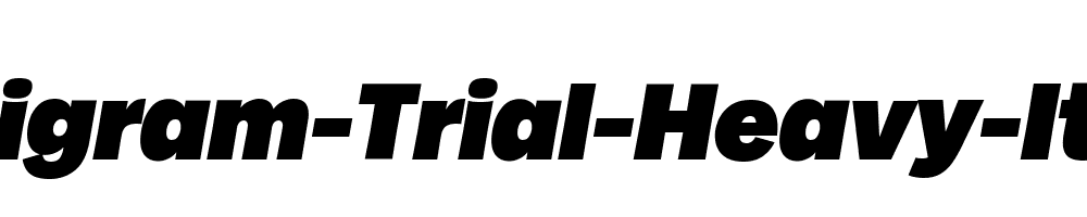 Milligram-Trial-Heavy-Italic