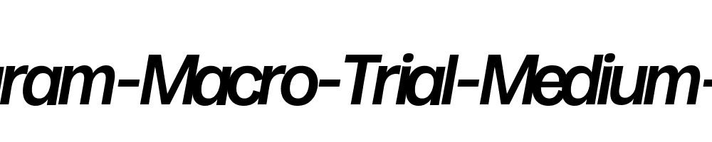 Milligram-Macro-Trial-Medium-Italic