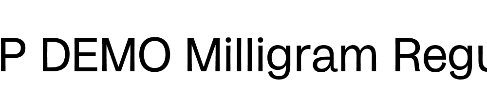 FSP DEMO Milligram Regular