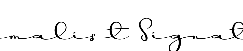 Minimalist Signature