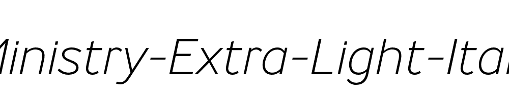 Ministry-Extra-Light-Italic