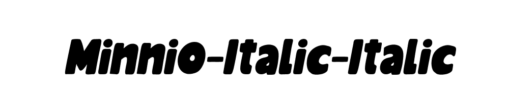 Minnio-Italic-Italic