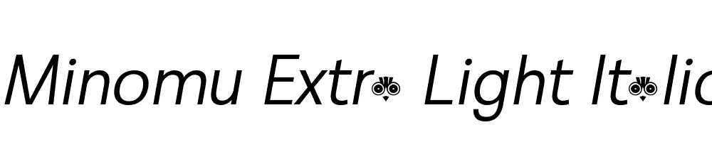 Minomu-Extra-Light-Italic