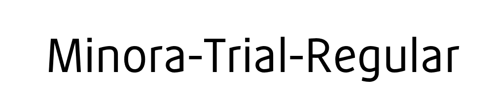 Minora-Trial-Regular