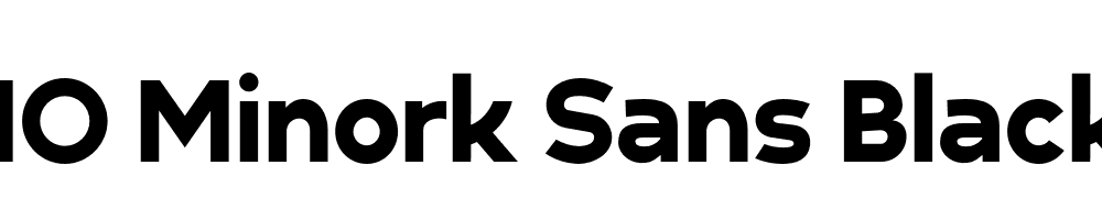 FSP DEMO Minork Sans Black Regular