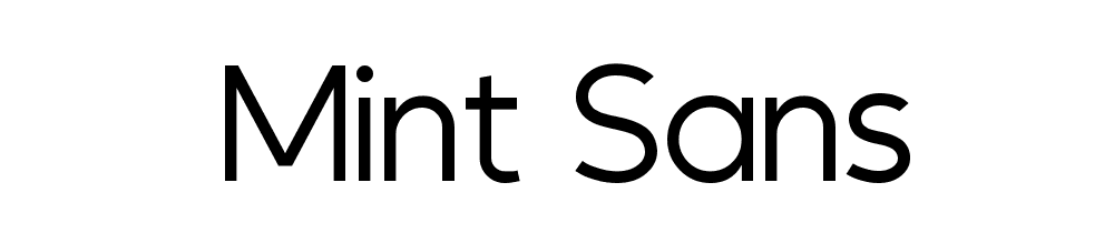 Mint Sans