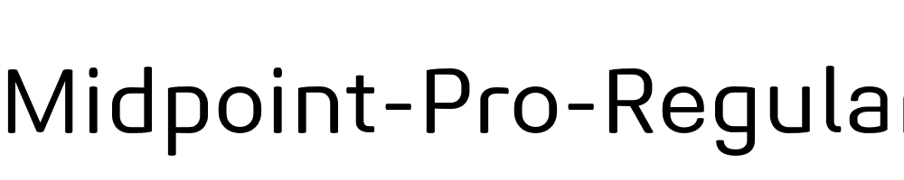 Midpoint-Pro-Regular