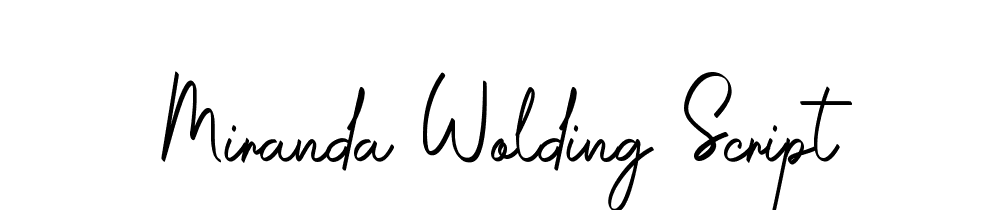 Miranda Wolding Script