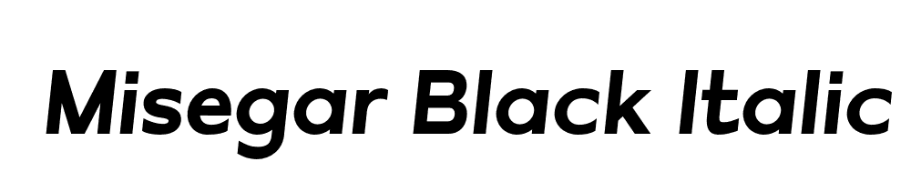 Misegar-Black-Italic