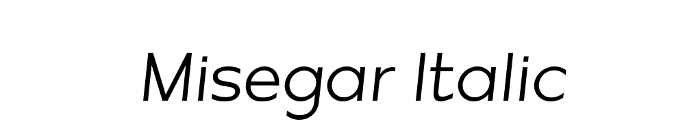 Misegar-Italic