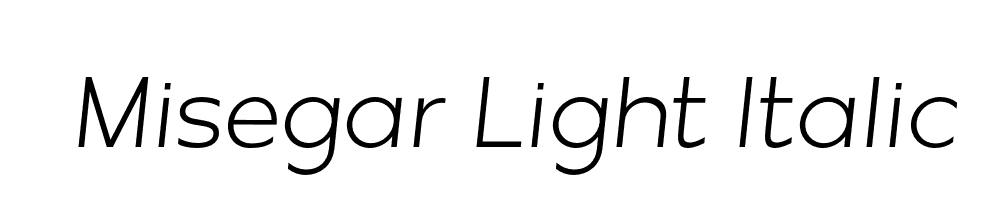 Misegar-Light-Italic