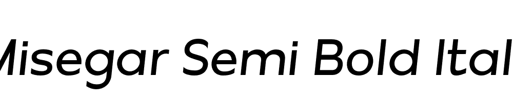 Misegar-Semi-Bold-Italic