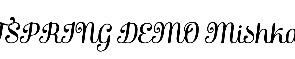  DEMO Mishka Italic