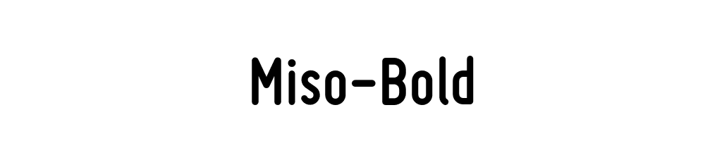 Miso-Bold