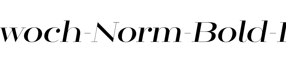 Mittwoch-Norm-Bold-Italic