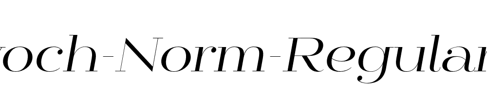 Mittwoch-Norm-Regular-Italic