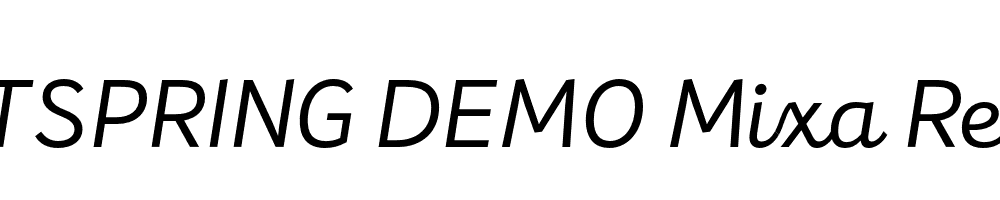  DEMO Mixa Regular