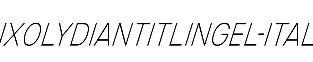 MixolydianTitlingEl-Italic