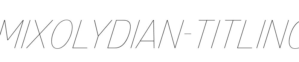 Mixolydian Titling