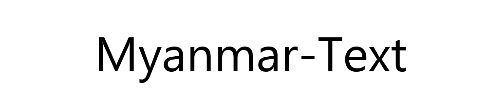 Myanmar-Text