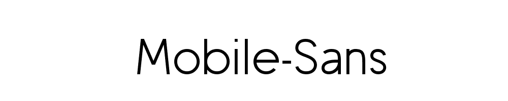 Mobile-Sans