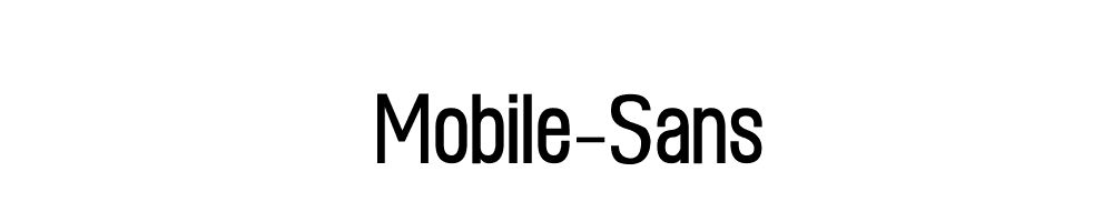 Mobile-Sans