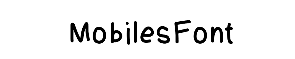 MobilesFont