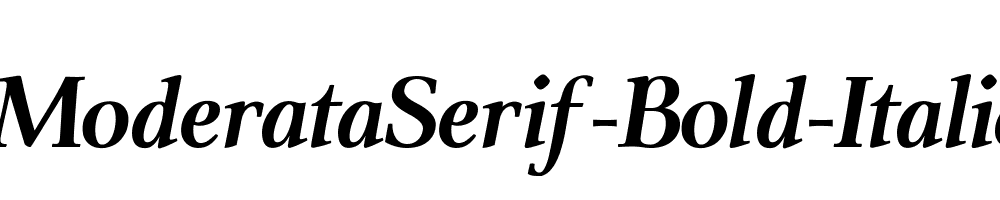 ModerataSerif-Bold-Italic