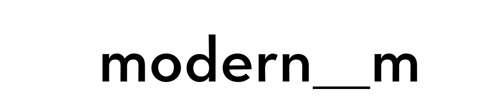 Modern_m