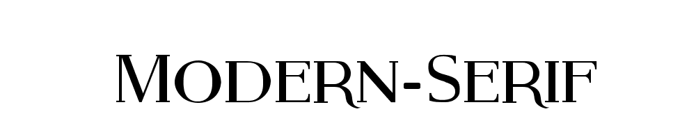 Modern-Serif