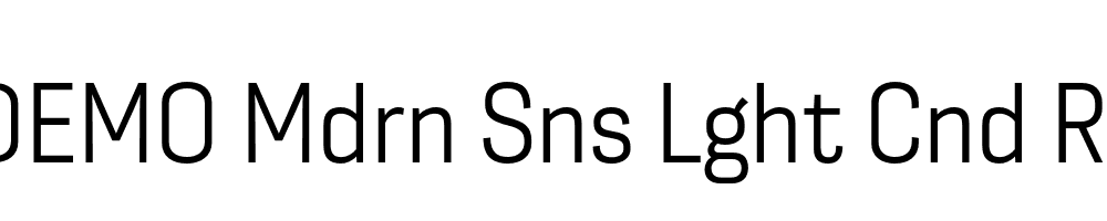 FSP DEMO Mdrn Sns Lght Cnd Regular