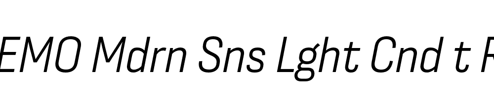 FSP DEMO Mdrn Sns Lght Cnd t Regular