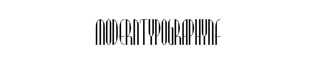 ModernTypographyNF