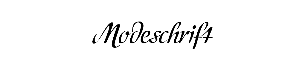 Modeschrift