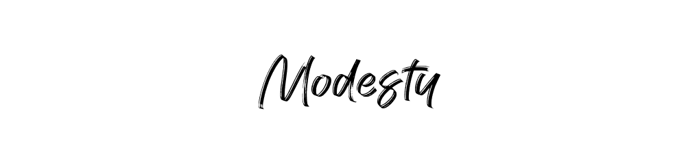 Modesty