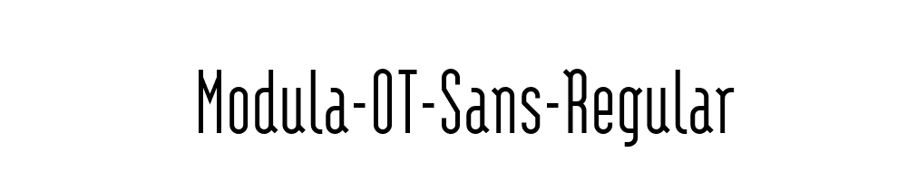 Modula-OT-Sans-Regular