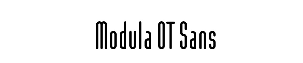 Modula Ot Sans