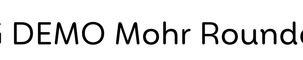  DEMO Mohr Rounded Alt Regular